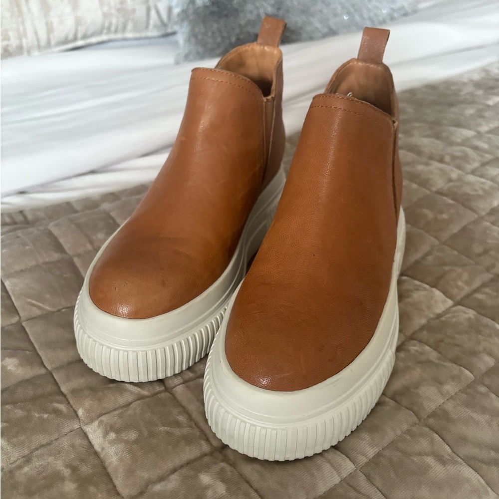 Tan Ankle Booties